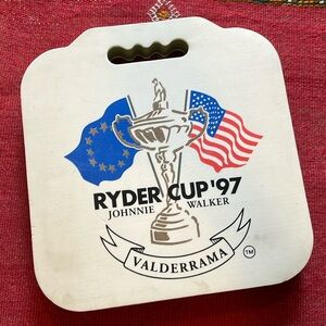 Vintage 1997 Ryder Cup Stadium Seat Cushion / Chair Pad